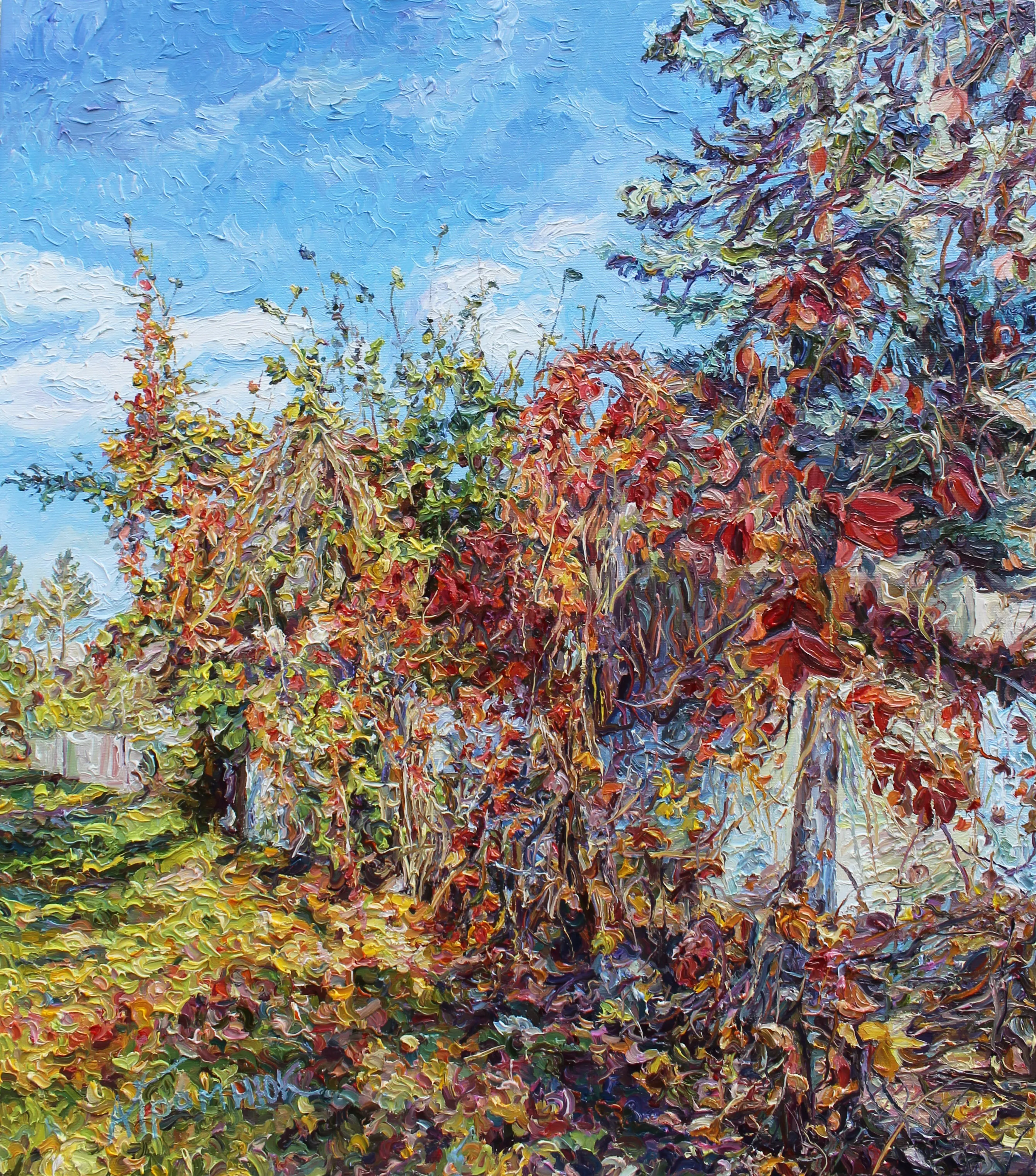 Зображення "Барвиста" від Адріана Громнюк, розмір: 80х70 см, матеріали: олія на полотні, місто: Львів, ціна: $850 Фото 1 з 5.
